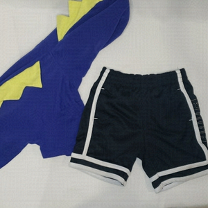 𝅺5/$30 BUNDLE PUMA Shorts + Dino Zipper Bodysuit